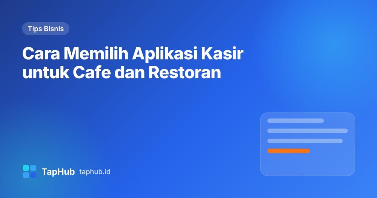 Kasir cafe melayani pelanggan memakai aplikasi kasir di tablet